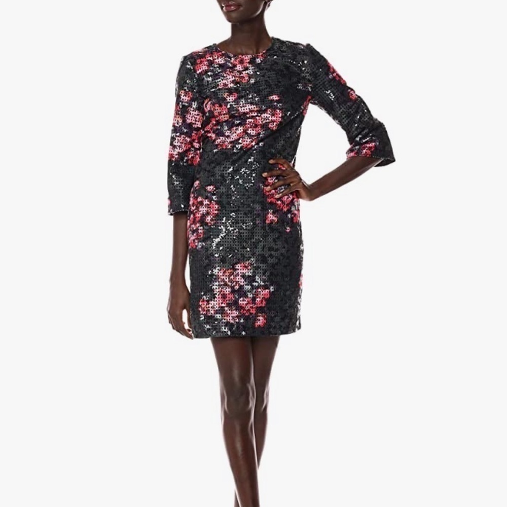 NWT - Trina Turk Grenadine Embellished Dress - Size 6